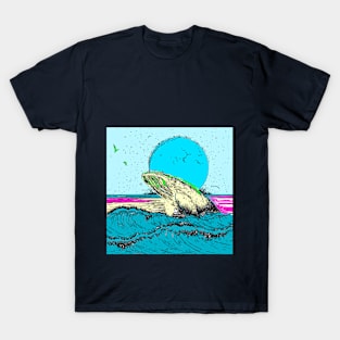 Whale In ocean T-Shirt